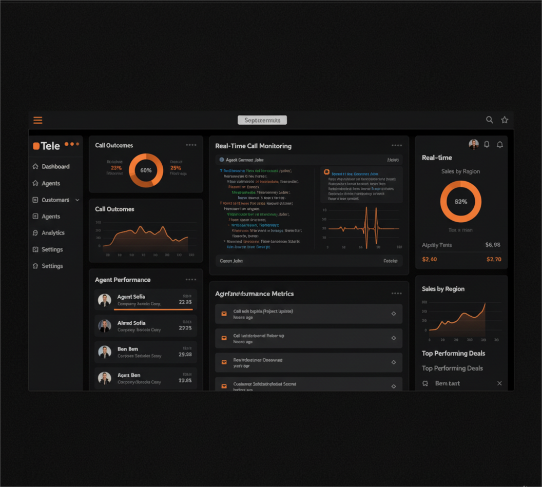 Tele Voice AI Dashboard