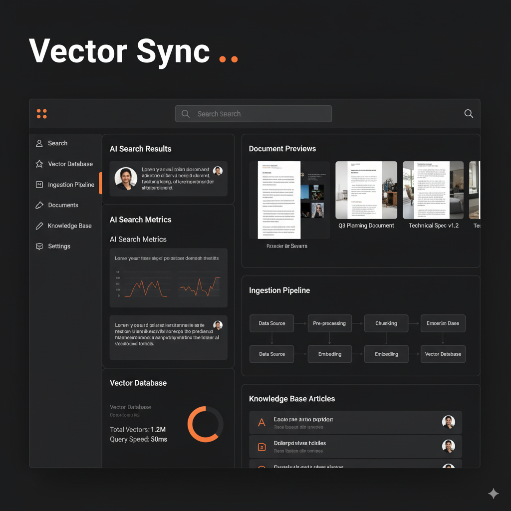 Vector Sync Database Dashboard